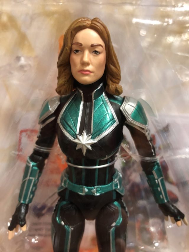 Brie Larson Diamond Select Toys Captain Marvel Figure Unmasked Head Portrait Likeness
