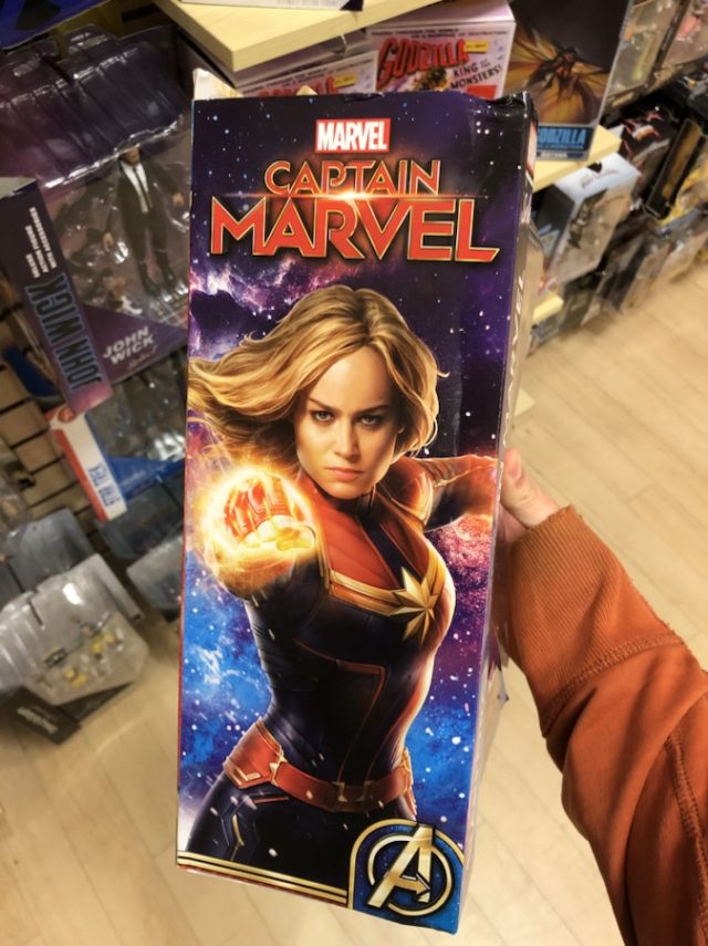 Starforce Captain Marvel Select Figure Spine Art