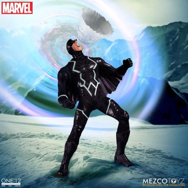 Black Bolt Mezco ONE 12 Collective 6 Inch Figure Sonic Scream