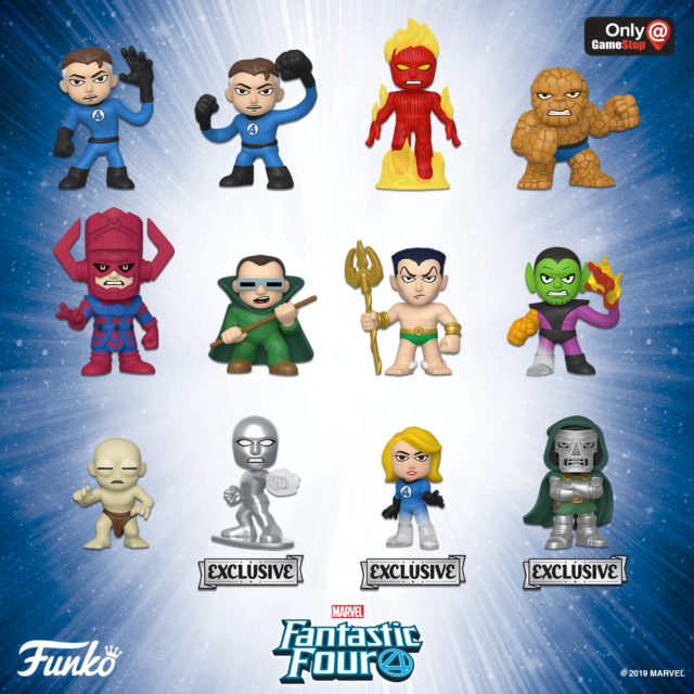 Gamestop Fantastic Four Mystery Minis Exclusives