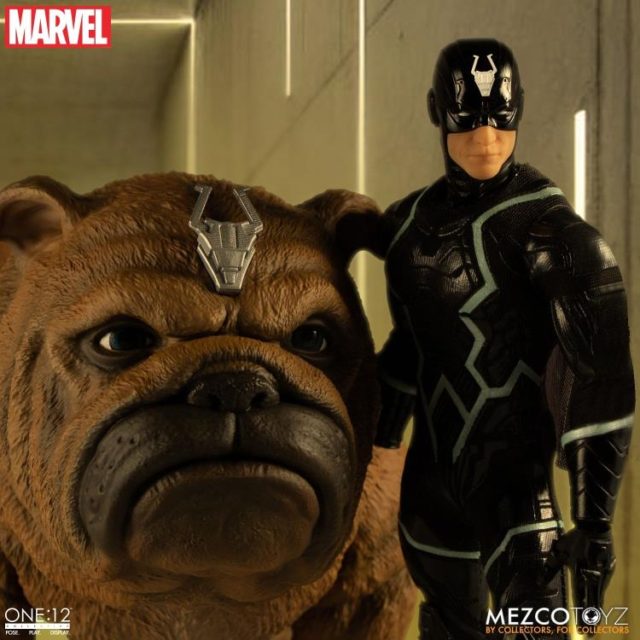 Mezco Black Bolt and Lockjaw Inhumans Two-Pack