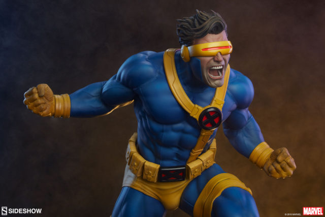 Screaming Cyclops Head for Sideshow Cyclops Statue X-Men Quarter Scale