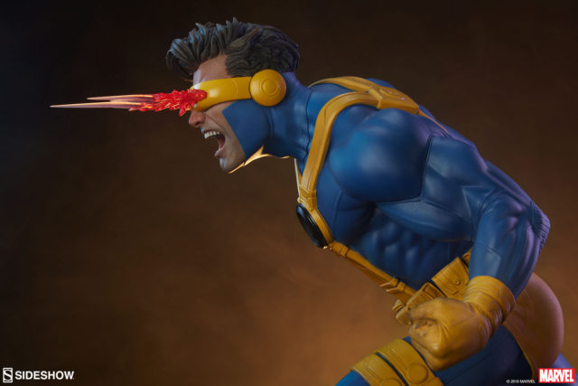 Side View of 2020 Sideshow Cyclops PF Figure STATUE