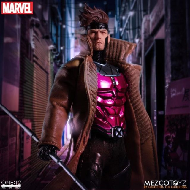 Soft Goods Fabric Coat on Mezco Gambit Six Inch Figure