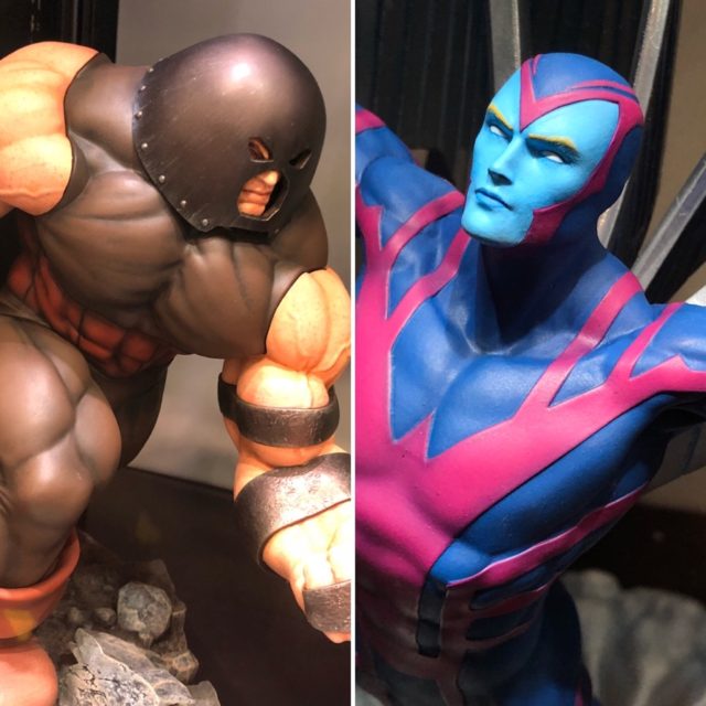 NYCC 2019 Marvel Premier Collection Juggernaut Archangel Statues