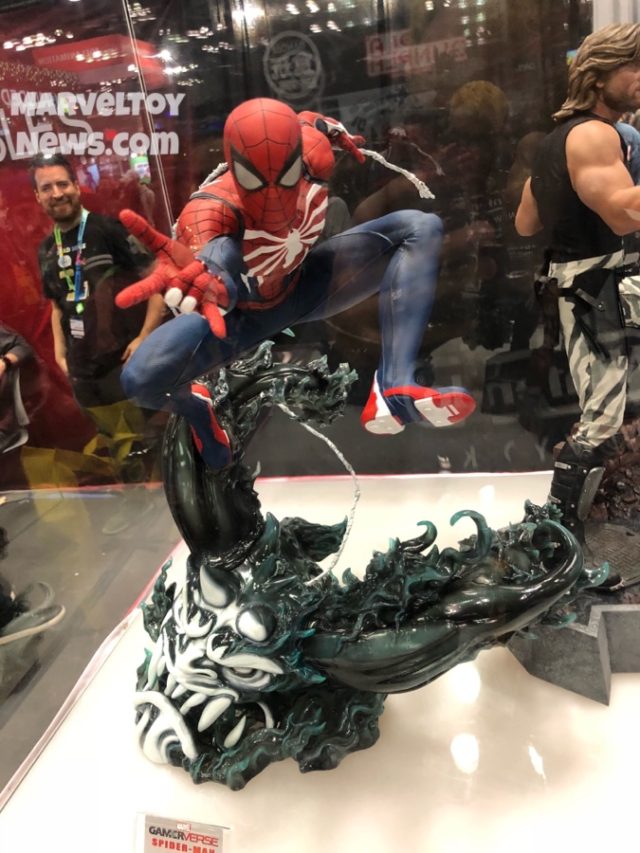 Spider-Man PS4 GamerVerse Statue NYCC Sideshow PCS Collectibles