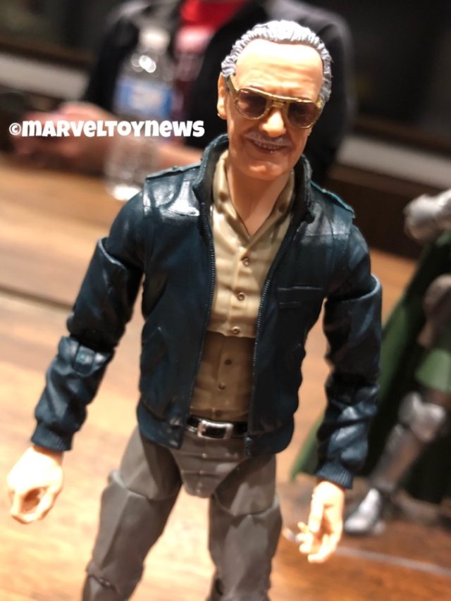 Close-Up of Marvel Legends Stan Lee Hasbro Action Figure 6"