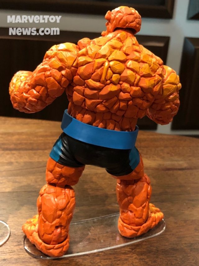 Back of 2020 Marvel Legends The Thing Figure
