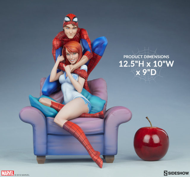 Size Scale Mary Jane Spider-Man Maquette Statue