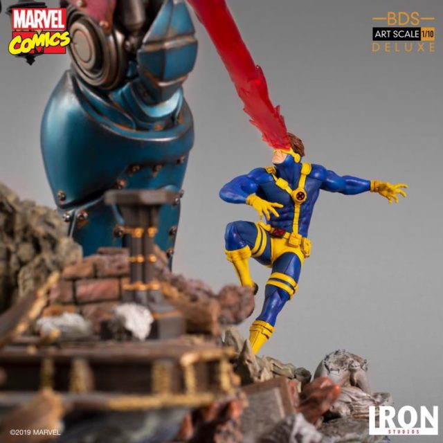 Iron Studios Cyclops Statue Shooting Optic Blast