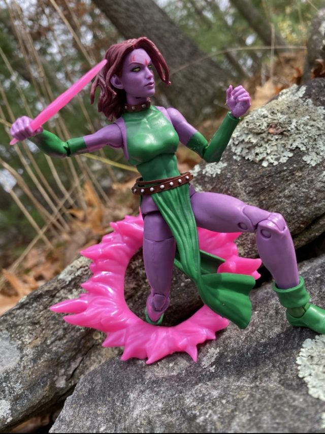 Marvel Legends Blink Figure Coming out of Teleportation Effect