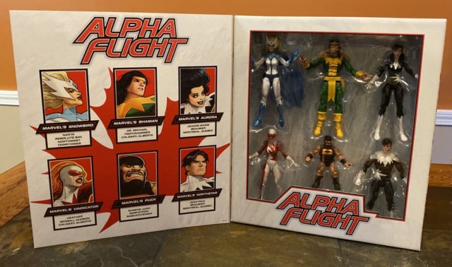 Unboxing Marvel Legends Alpha Flight Team Set