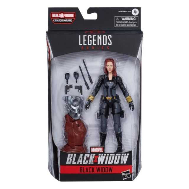 Black Widow Marvel Legends Movie Figure Packaged