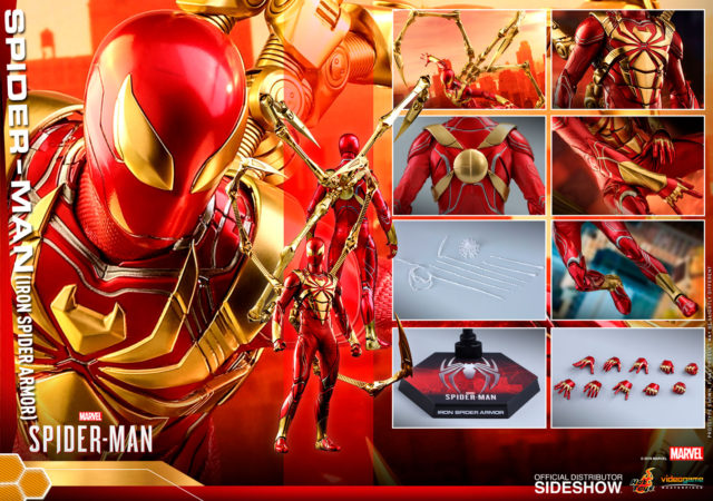 Hot Toys Iron Spider Armor Figure and Accessories