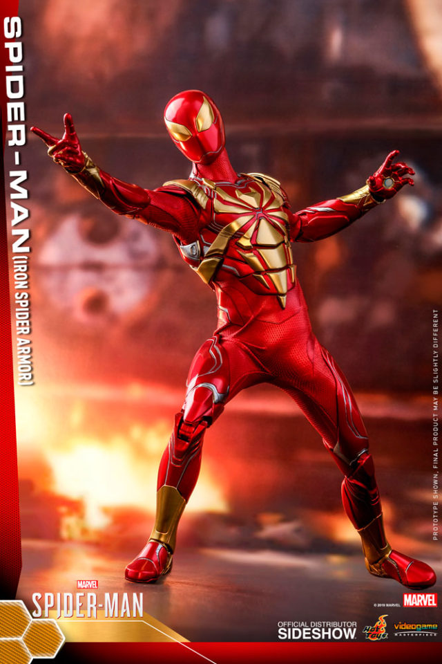 Hot Toys Spider-Man Iron Spider Armor Figure without Legs