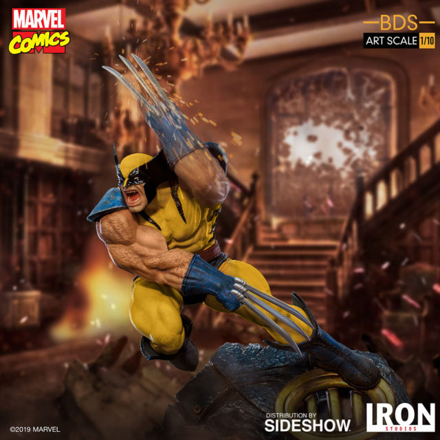 Iron Studios Wolverine Statue Battle Diorama Series