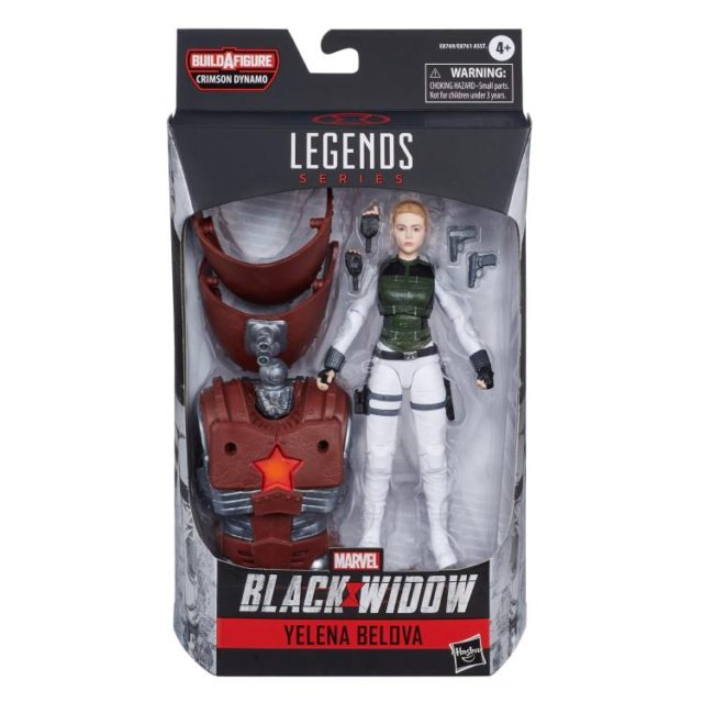 Marvel Legends Yelena Bolova Black Widow Series Figure Packaged