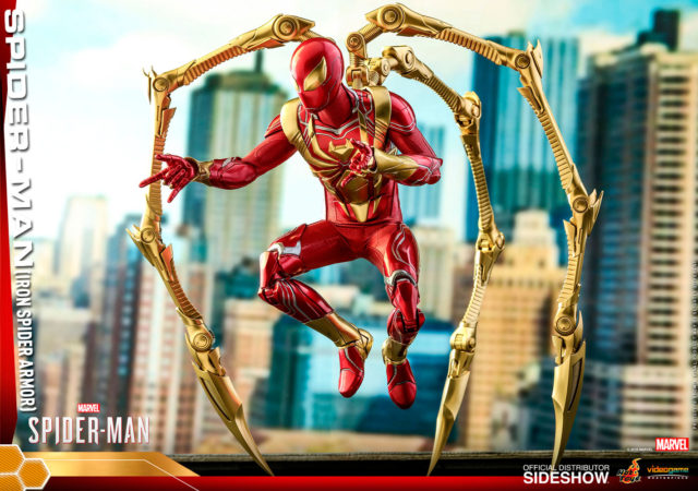  Spider-Man Hot Toys PS4 GamerVerse 12 Inch Iron Spider Figure