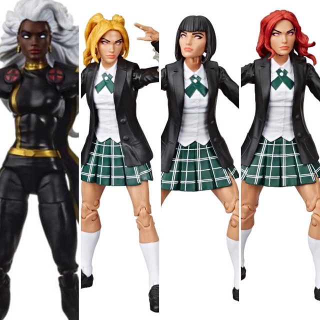 Marvel Legends Black Costume Storm and Stepford Cuckoos Exclusives