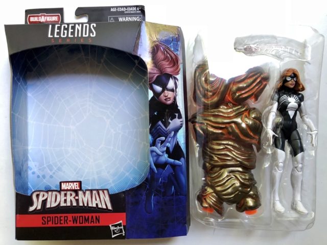 Unboxing Spider-Man Legends Spider-Woman Molten Man Series Figure