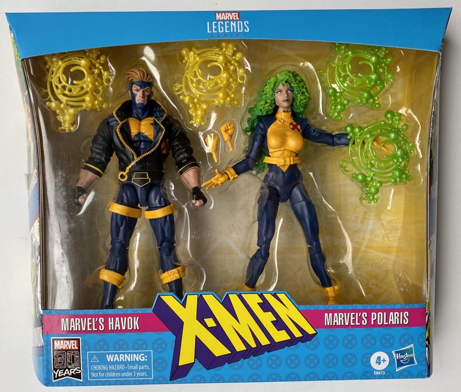 Marvel Legends 80th Anniversary X-Men Havok & Polaris Exclusive Set 