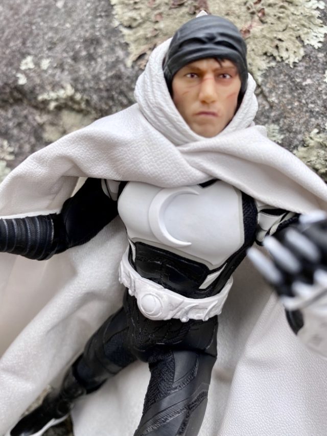 Unmasked Marc Spector Head on Moon Knight Mezco ONE12 Collective Figure