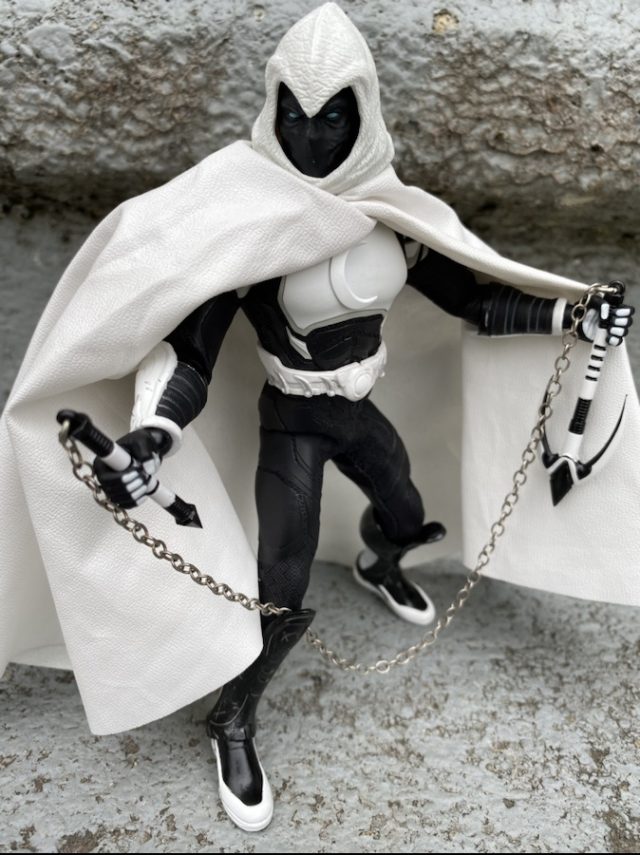 Moon Knight Exclusive Mezco Toyz Variant Six Inch Figure with Grappling Hook