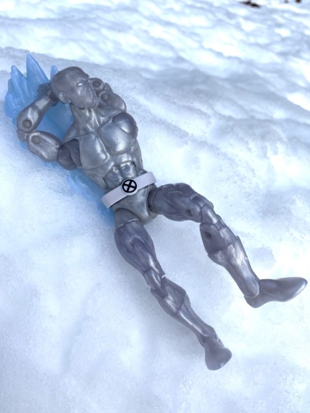 Hasbro Marvel Legends Vintage Iceman Six Inch Figure on Ice Slide