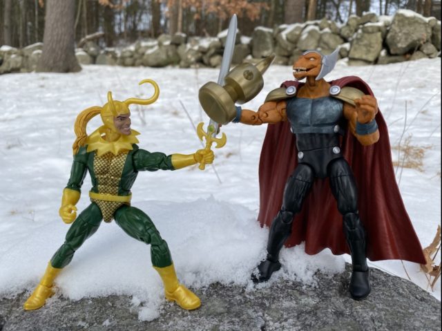 Avengers Marvel Legends Loki vs Beta Ray Bill Figures