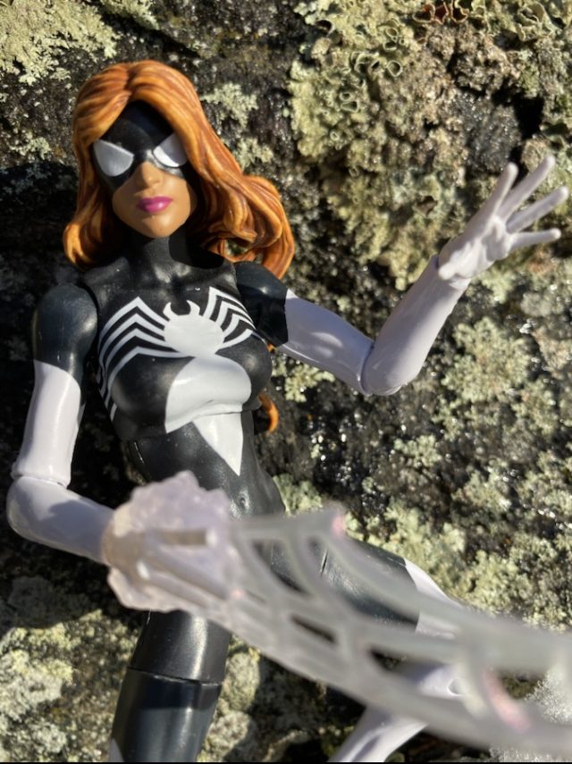 Close-Up of Hasbro Marvel Legends Julia Carpenter Spider-Woman Figure