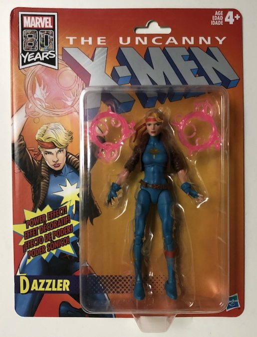 Retro X-Men Marvel Legends Dazzler Figure Carded