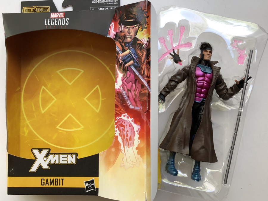 FREE SHIPPING Marvel Legends X-men 6" GAMBIT Action Figure BAF Caliban Hasbro 