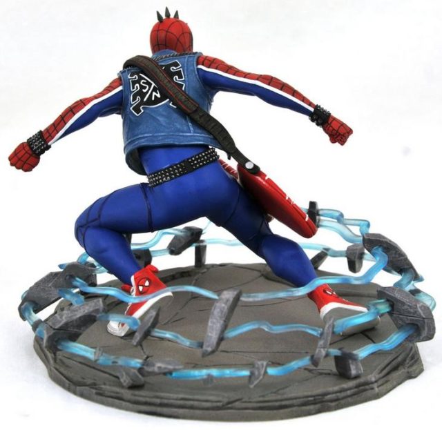 Back of DST Marvel Gallery Spider-Punk Exclusive PVC Statue