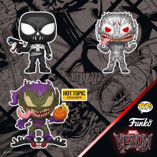 Funko POP Venomized Green Goblin Punisher Ultron Vinyls 2020