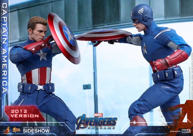 Hot Toys MMS563 Captain America 2012 Version Battle