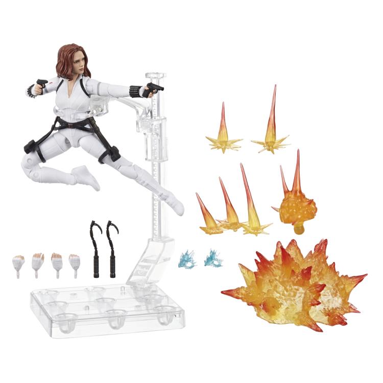 Black Widow Legends Deluxe White Costume Figure Up - Marvel Toy News