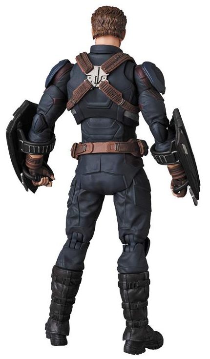 Medicom Mafex Avengers Infinity War Captain America Figure Back