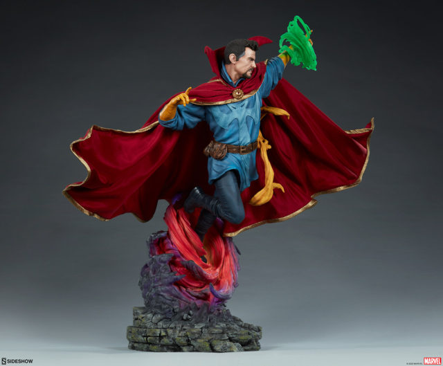 Side View of Sideshow Doctor Strange Resin Statue