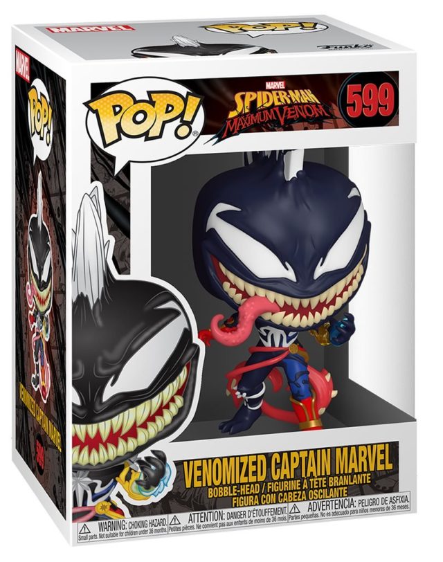 Venomized Captain Marvel Funko POP Vinyls Figure Packaged