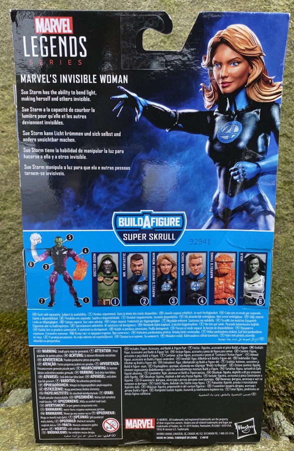 Sealed MOC NEW Marvel FANTASTIC FOUR ToyBiz Invisible Woman Sue Storm Richards 