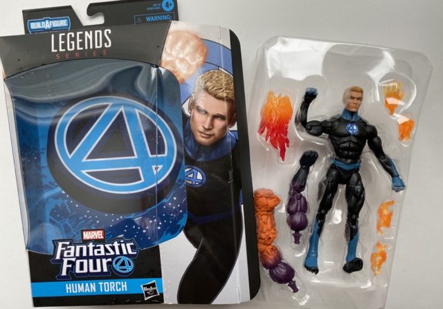 Unboxing Fantastic Four Marvel Legends Human Torch 2020 Figure