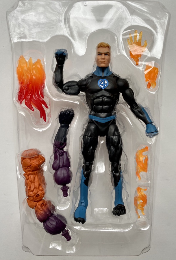 Marvel Universe Fantastic 4 F4 Human Torch Light Blue 3.75 Loose Action Figure