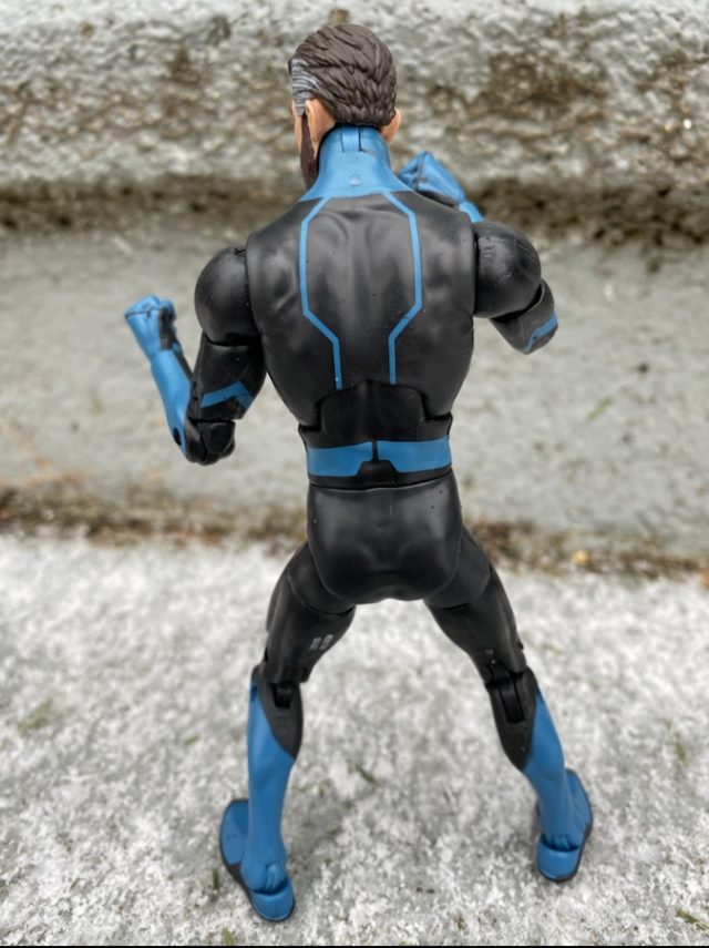 Back of Hasbro 2020 Marvel Legends Mr Fantastic Action Figure