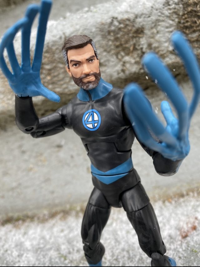 Close-up of Mr. Fantastic Marvel Legends 2020 Modern Costume Figure