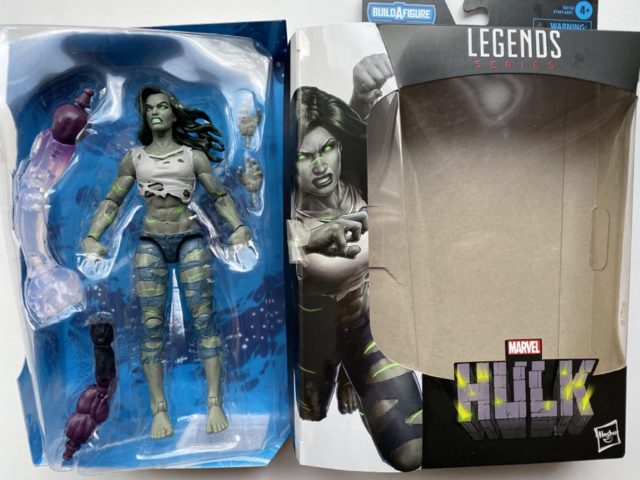 Unboxing Marvel Legends Fantastic Four Gray She-Hulk Figure