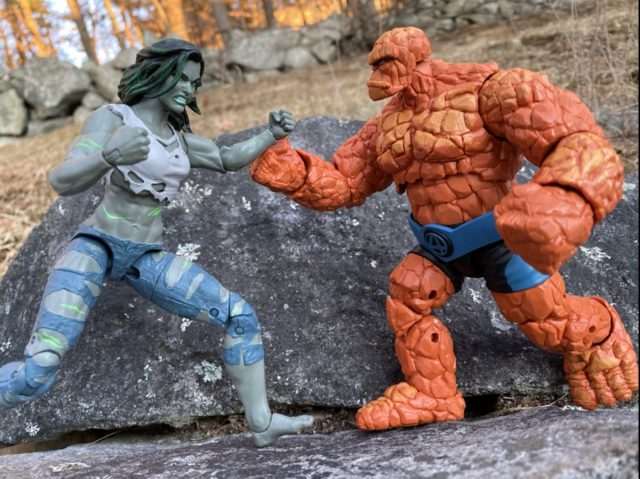 Fantastic Four Legends The Thing Fights She Hulk