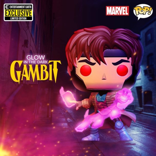 Entertainment Earth Gambit Exclusive Glow in the Dark POP Vinyl Figure