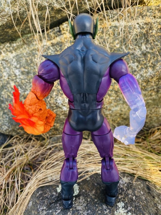 Back of Super Skrull BAF Marvel Legends Fantastic Four Series