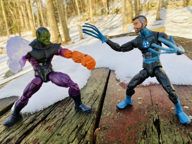 Fantastic Four Legends Super Skrull vs Mr Fantastic Figures