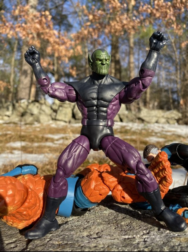 Marvel Legends Super Skrull BAF with Army Builder Arms